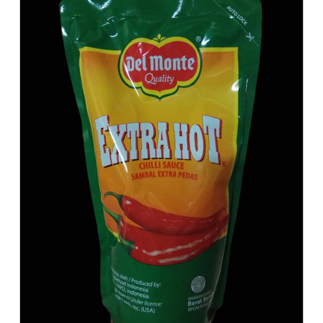 

Sambal extra hot delmonte pouch 1 kg