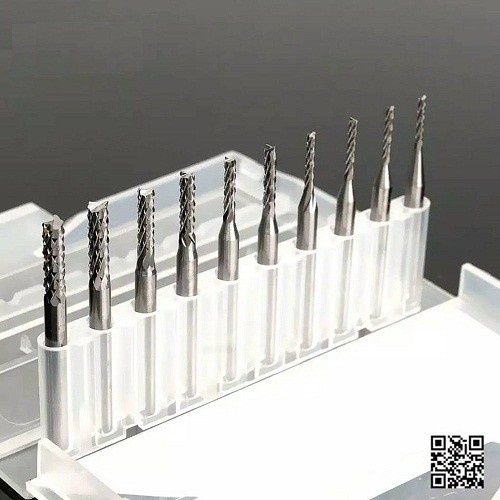 Mata Bor PCB Milling Cutter Titanium Coated CNC Router Per 1 Pcs CNC Bit End Mill