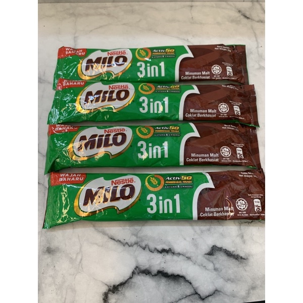 

Milo Sachet 33g Nestle Malaysia 3 in 1