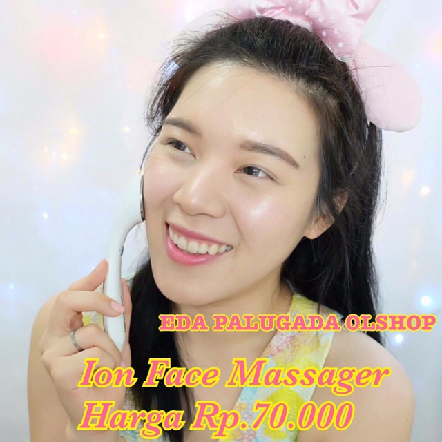 setrika wajah, face massager, ion face massager, pengencang wajah, pemijat muka