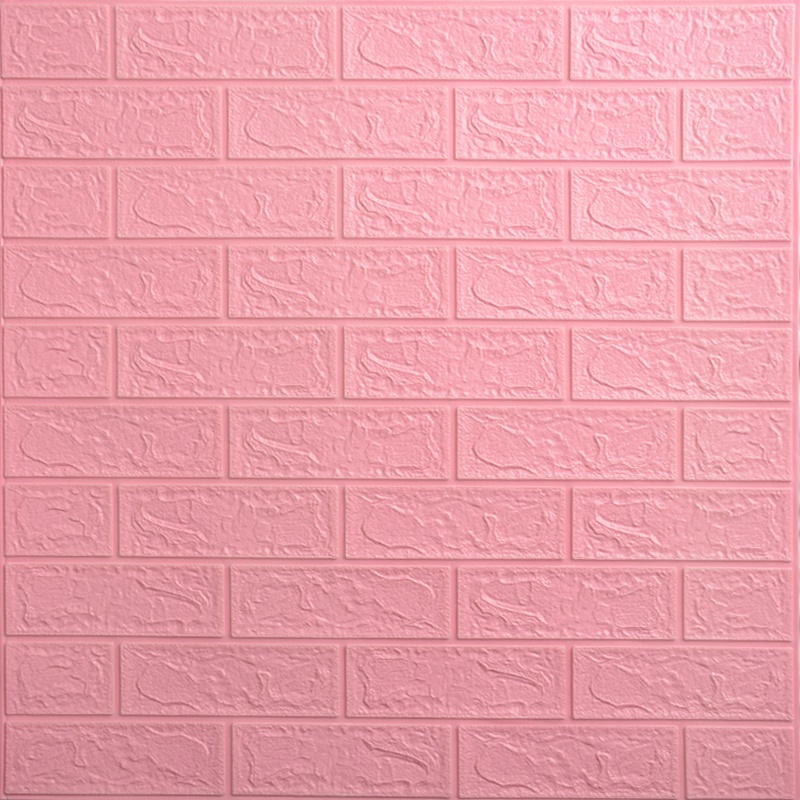 (COD) Wallfoam Stiker / Wallpaper Sticker Dinding 3D Motif BATA Premium High Quality TERMURAH!!!-pink