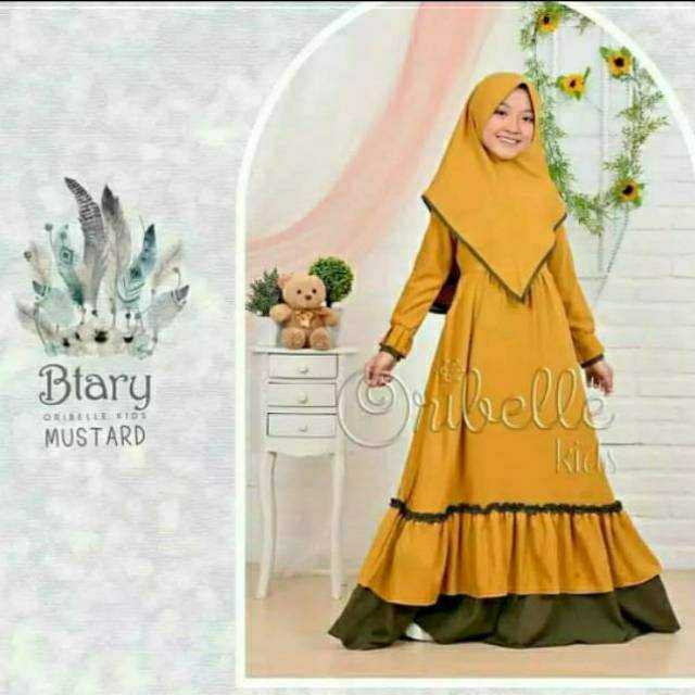 GAMIS ANAK 6-9Tahun | Gamis Anak Btary  | Gamis Syar'i|Gamis Anak  Murah|toko baju 88