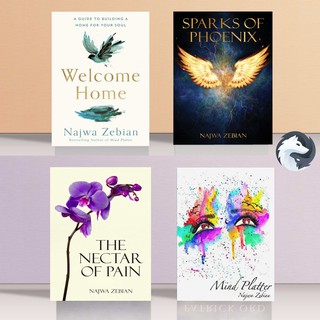 (Eng) Najwa Zebian Books Collection (Welcome Home, Mind Platter The Nectar of Pain Sparks of Phoenix