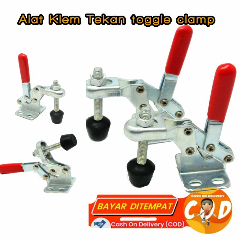 clamp jepit kayu klem kayu jepit tekan Toggle clamp toogle clamp Klem tekan