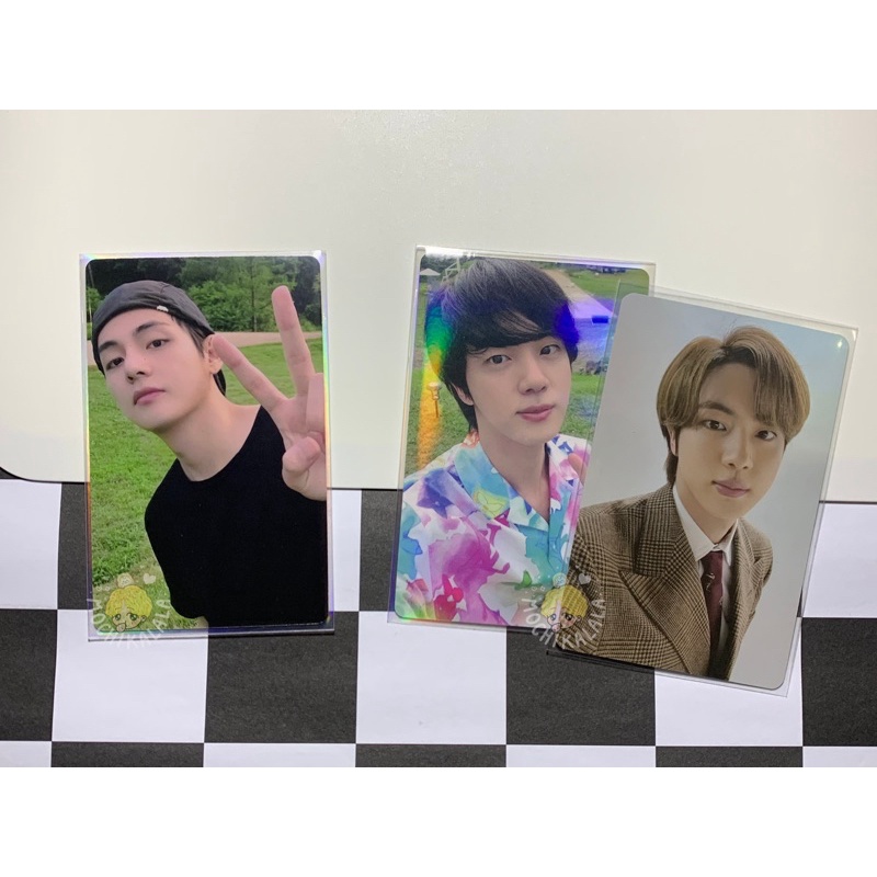 PHOTOCARD BTS IN THE SOOP 2 / PC BTS ITS 2 TAEHYUNG JIN + PC BTS FESTA D9 JIN  (pc bts its 2 taehyun
