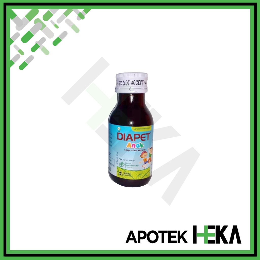 Diapet Anak Syrup 60 ml - Sirup Obat Diare Anak (SEMARANG)