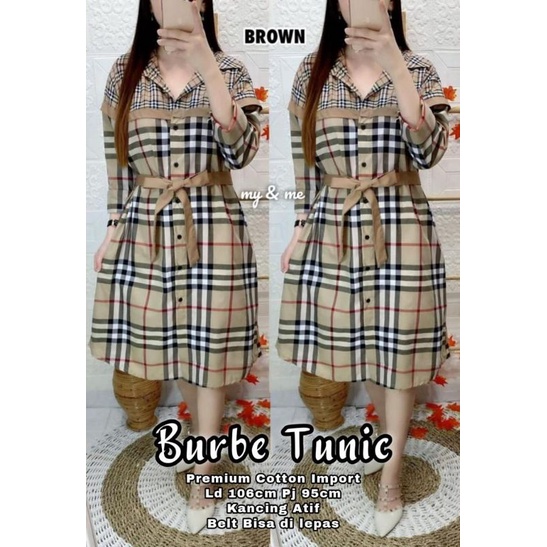 Burbe Tunik Wanita Terbaru Tunik Premium High Quality Best Seller Tunik Korea By My & Me Tunik Wanit