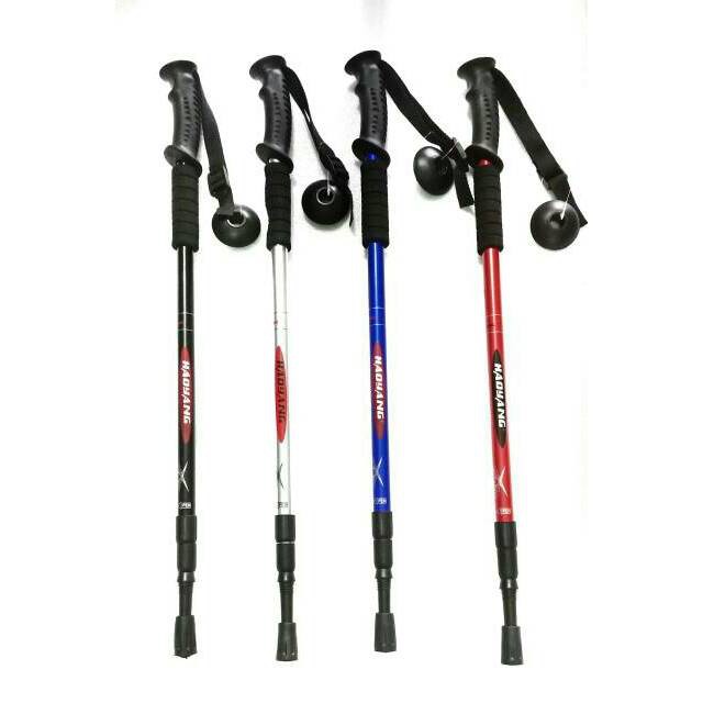 Trekking Pole - Tongkat Hiking - Tracking Pole - Walking Stick Tongkat Pendaki Model Lurus