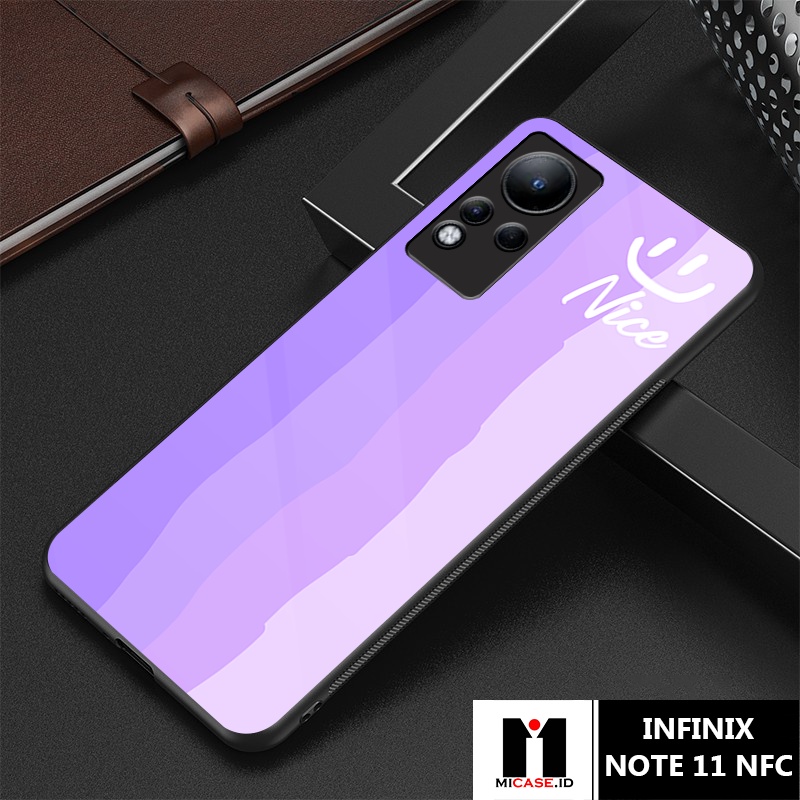 Case INFINIX NOTE 11 NFC - Casing INFINIX NOTE 11 NFC Fashion Case Terbaru 2022 MI.CASE [ RAINBOW ] 