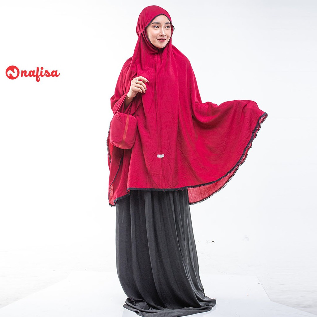 Mukena Polos Nafisa Najrania | Mukena Katun One Set Mukena Kualitas Premium Mukena Original Nafisa