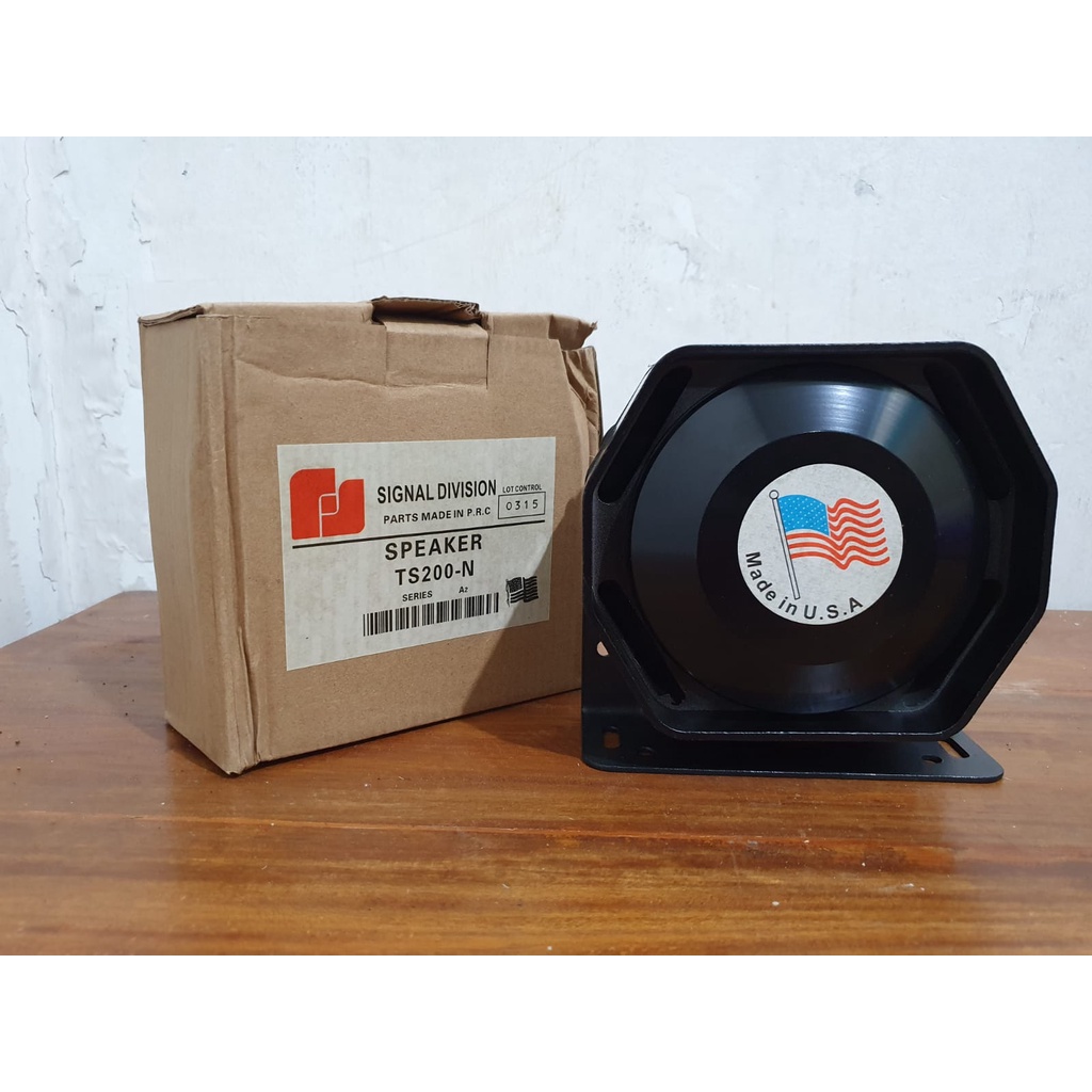 Federal Signal Original Toa Speaker Slim 200w TS200n patwal sirene Toa Sirine Tipis Klakson speaker Toa Polisi 200 watt magnet besar SERINE Horn 200 100 w wat Federal signal spull 66 mm untuk SENKEN LANDUN WHELEN Patwal murni untuk Ambulance Paspamres Res