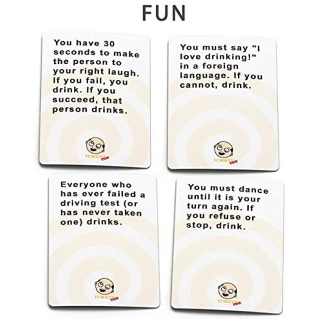 These Cards Will Get You Drunk Too - Yellow - Game Cards