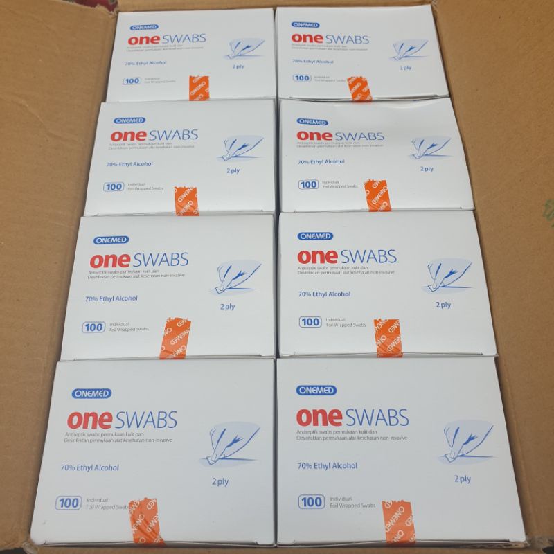 Alkohol Swab Onemed Kapas Alkohol Tisu Alcohol Pads One Swabs