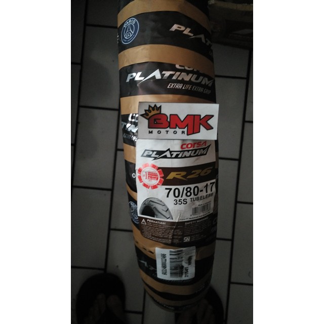 BAN MOTOR CORSA R26 70/80-17 TUBELESS
