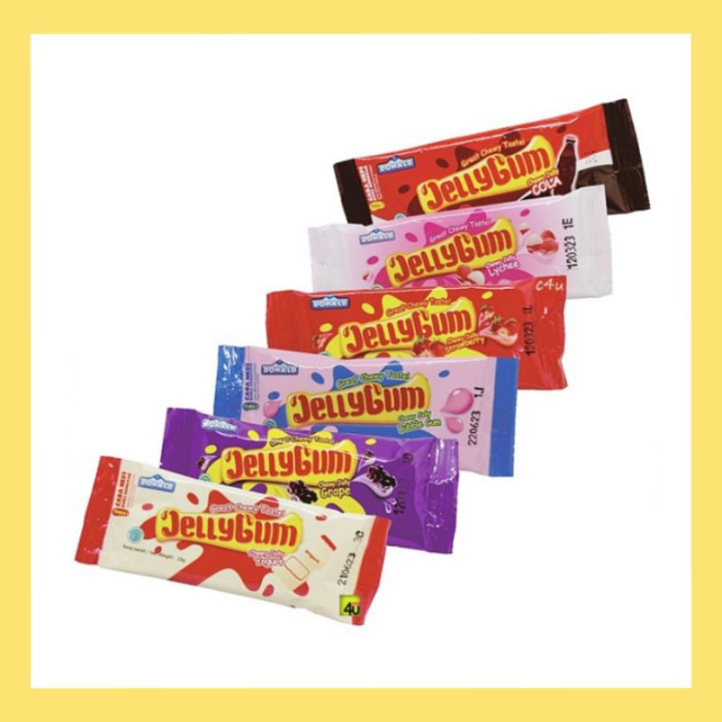 

Jelly Gum Rasa Buah/Yoghurt Mix 5 pcs