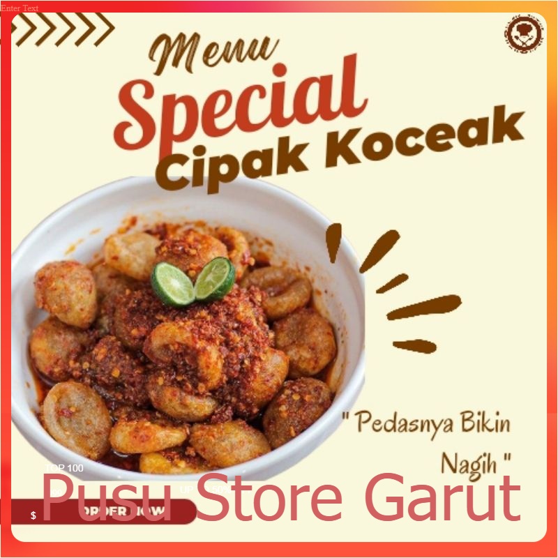 CIPAK KOCEAK MZD | CIRENG GEPENG PEDAS  ISI AYAM 20 PCS