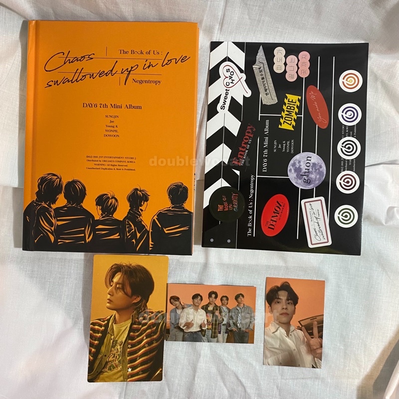 DAY6 - Negentropy (album, sticker, pc wonpil, pc group, mc youngk)