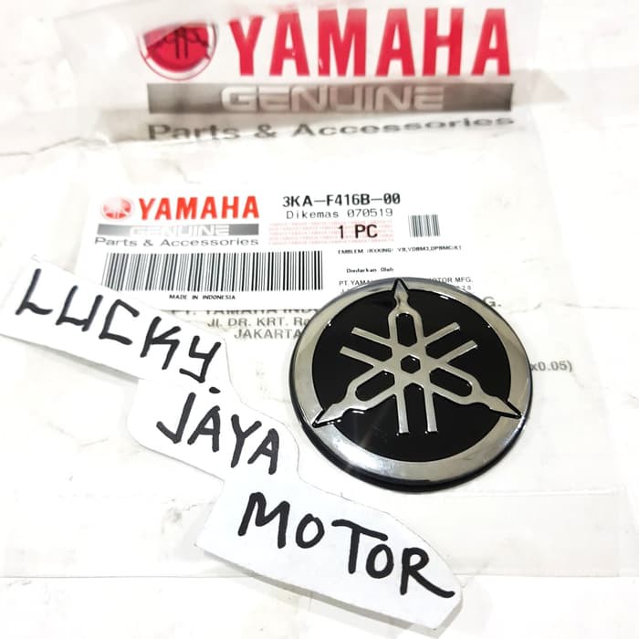Emblem Sticker Logo Tangki Garputala Yamaha Rx king Rxking original-4