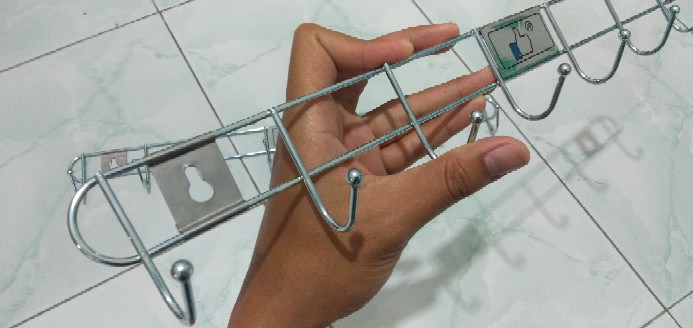 Kastok Kapstok Gantungan Baju Kamar Isi 8 Kait