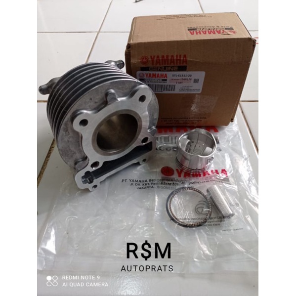BLOK SEHER ASSY PISTON KOMPLIT MIO SPORTY MIO LAMA MIO SMILE KUALITAS ORI