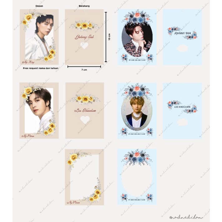 ACRYLIC PHOTOCARD HOLDER KPOP CUSTOM