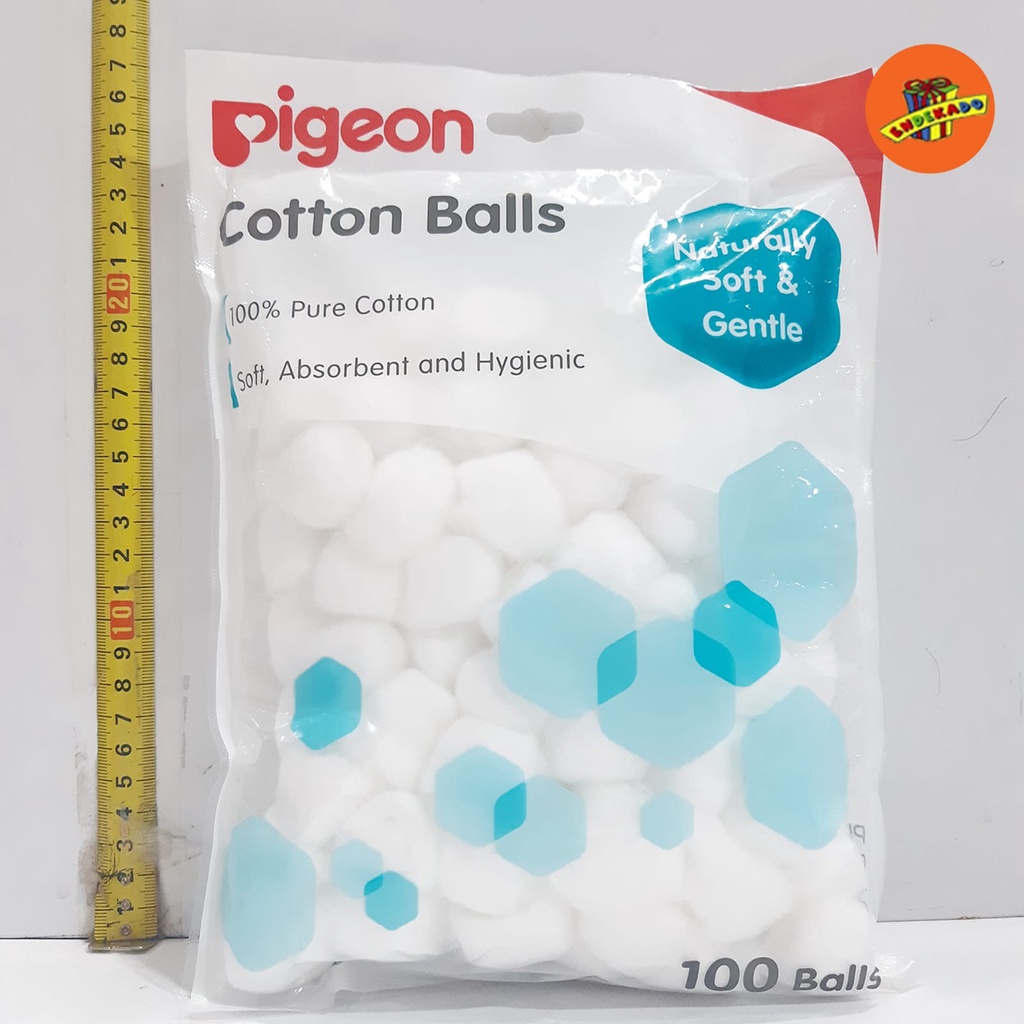 MAKASSAR! PIGEON COTTON BALLS 100 BALLS - Kapas Bulat