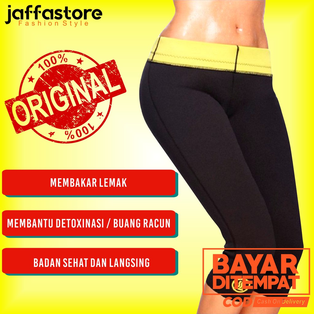 Hot Shapers Pant Korset Celana Legging Olahraga Senam Sport Wanita Pendek