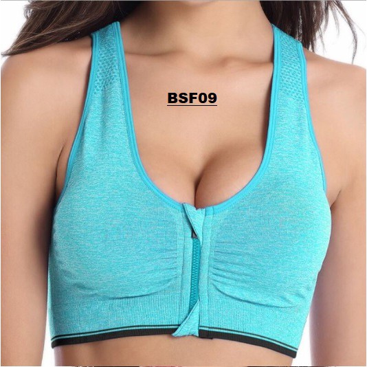 Sport Bra Resleting Depan / Zipper BSF