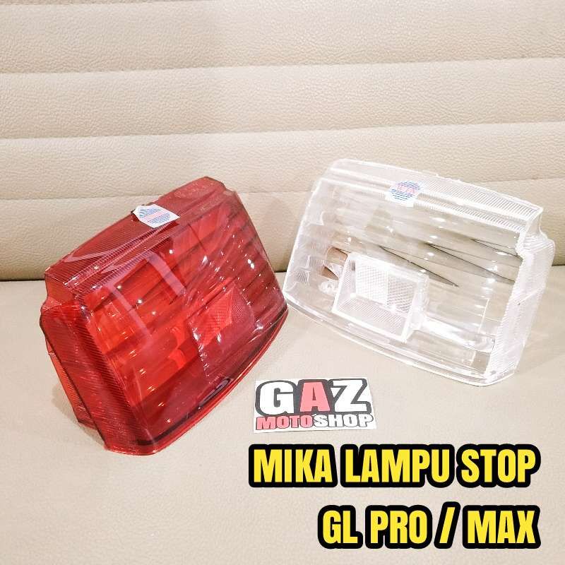 Mika Lampu Stop Belakang GL Max Pro Diamond Kaca Stoplamp GL Bening Merah