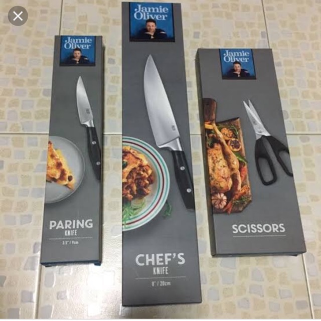 JAMIE Oliver Knife Scissors Pisau