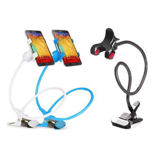 LAZYPOD 2 CLIPS PHONE HOLDER MODEL STAND JEPIT LAZY POD HOLDER HANDPHINE JEPITAN NARSIS