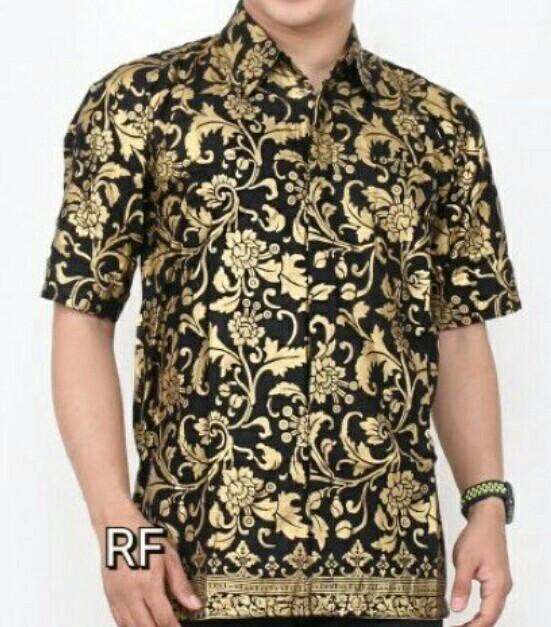Hem Kemeja Batik Pria Lengan Pendek Baju Batik Baju Kantor Baju Kondangan Batik Pekalongan Asli