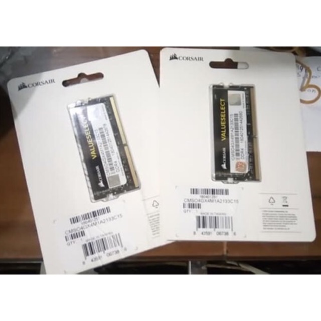 Corsair Memory Sodimm DDR4 4GB CMSO4GX4M1A2133C15 (1 x 4GB)  GARANSI RESMI