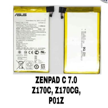 Battery Batre Baterai ASUS Zenpad C , Z170C , P01Z , Z7010C , C11P1429