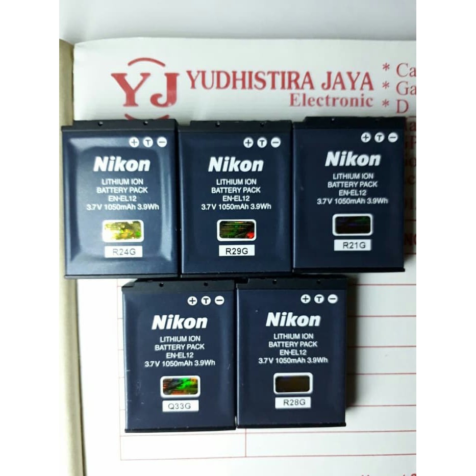 PROMO .. BATERAI NIKON EN-EL12 ORIGINAL 100% FOR NIKON COOLPIX AW-SERIE,S-SERIE