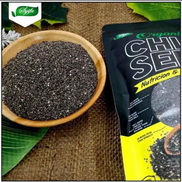 

Chia Seed - 8x Omega 3 Salmon; 7x vit C Jeruk; dll