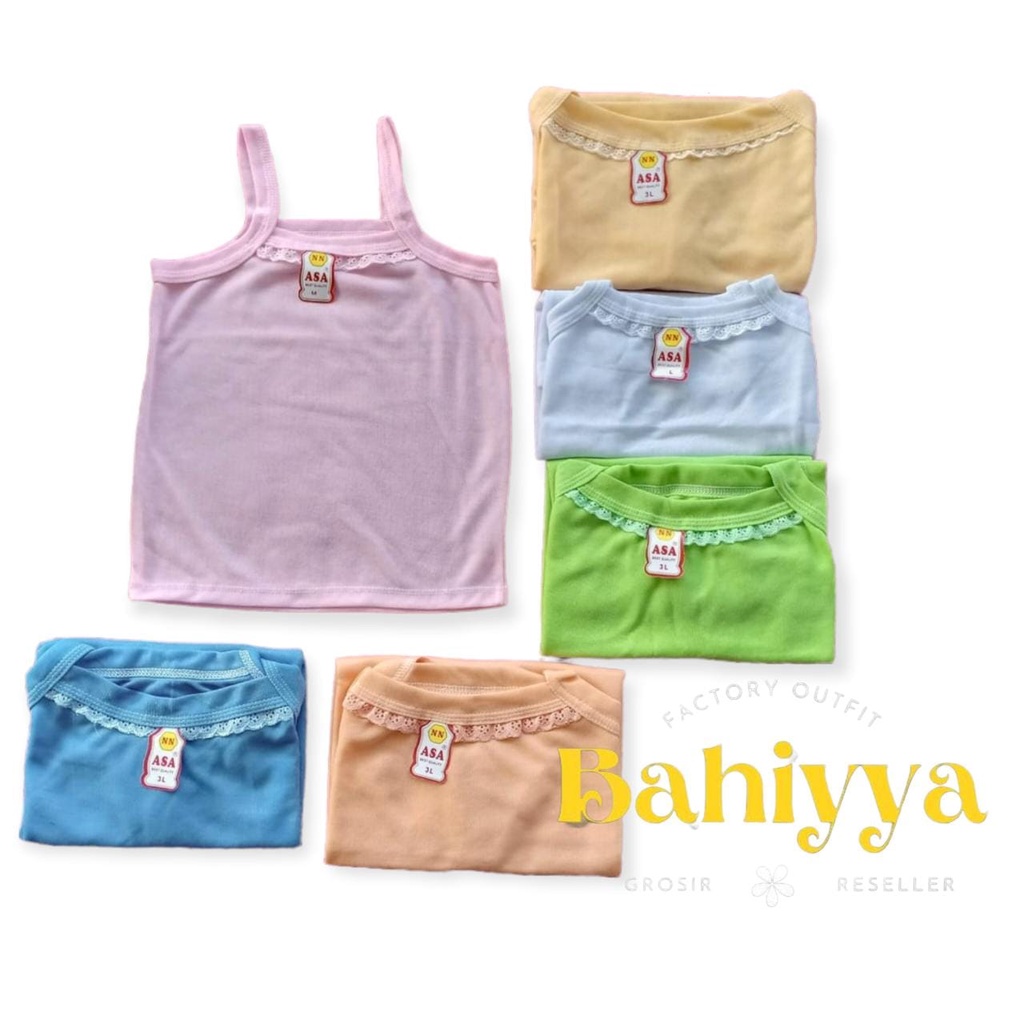 Singlet Kaos Dalam Anak Perempuan singlet kotang Renda warna