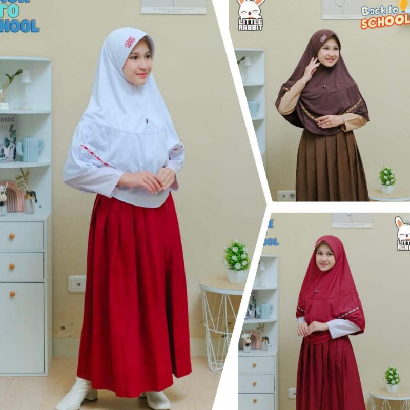 Jilbab Sekolah Adibah SD by little rabbit