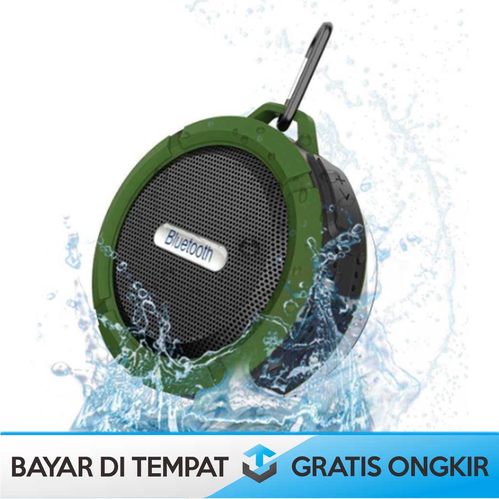 SPEAKER BLUETOOTH 3.0 PORTABLE MINI OUTDOOR TAFFWARE C6 ORIGINAL MURAH