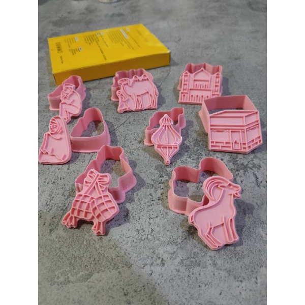 CETAKAN COOKIES LEBARAN ISI 8 PCS