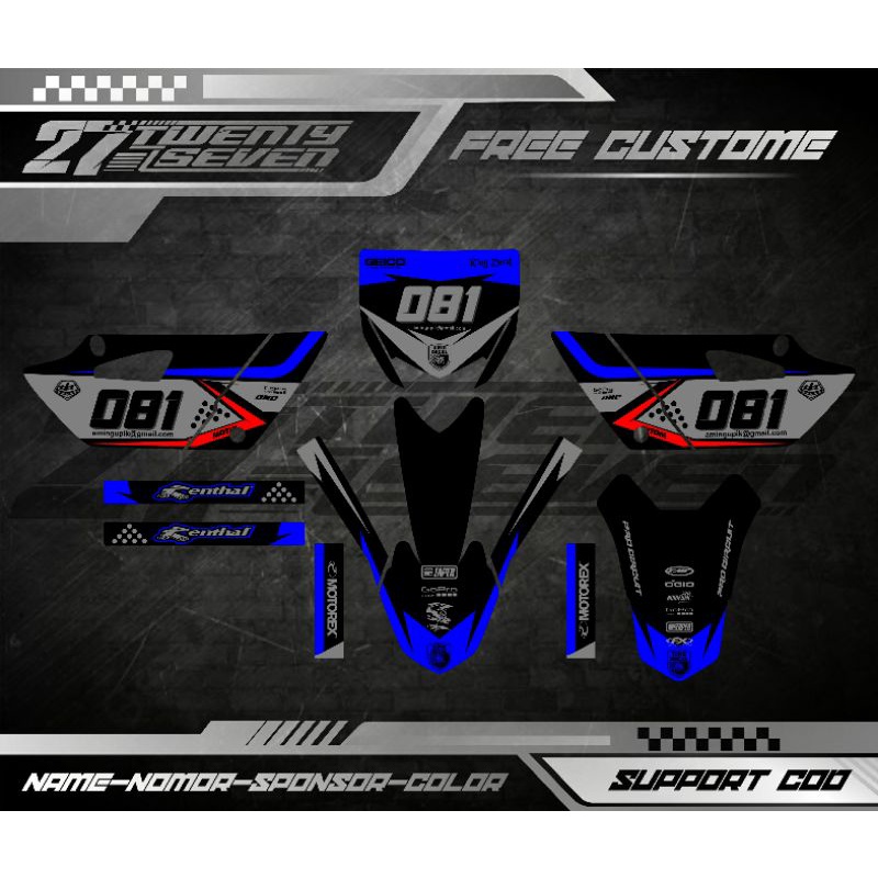 DECAL YZ 85 NEW CUSTOME DECAL YZ 85 FULL BODY DECAL YZ