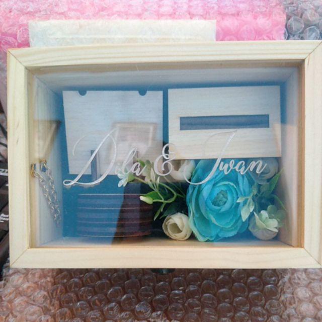 Wooden Ring Box / Kotak Cincin Kayu - Perhiasan