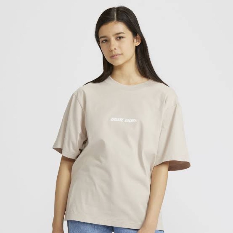 Billie Eilish x Takashi Murakami x UT cream tshirt