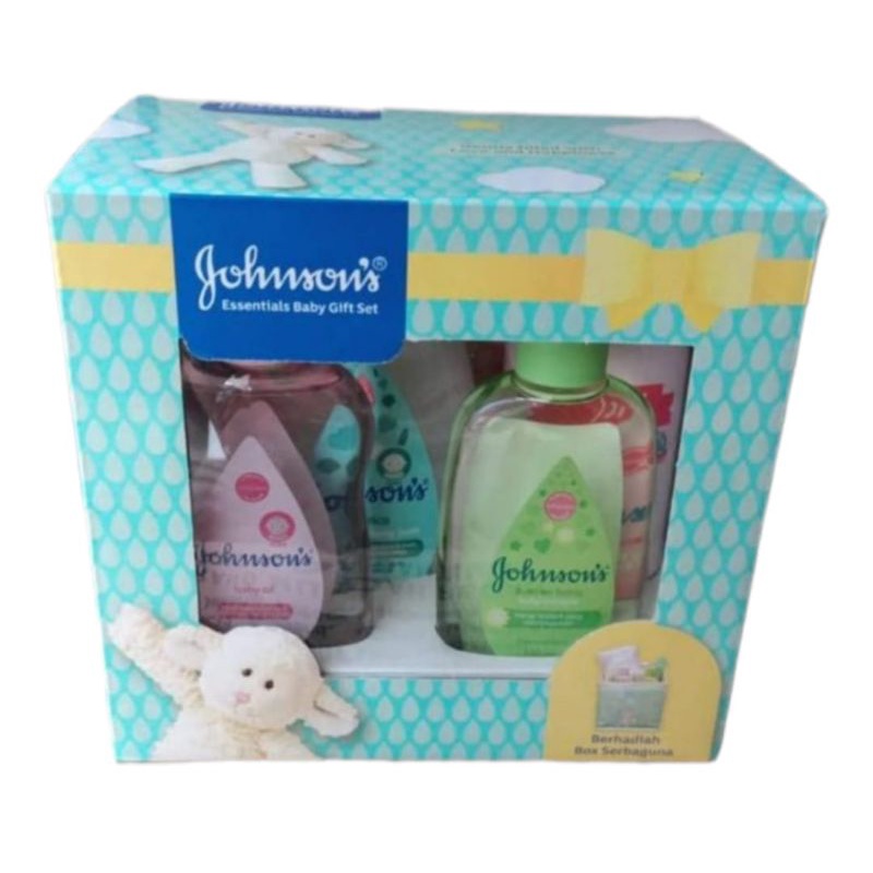 Johnsons essential gift set perlengkapan mandi bayi