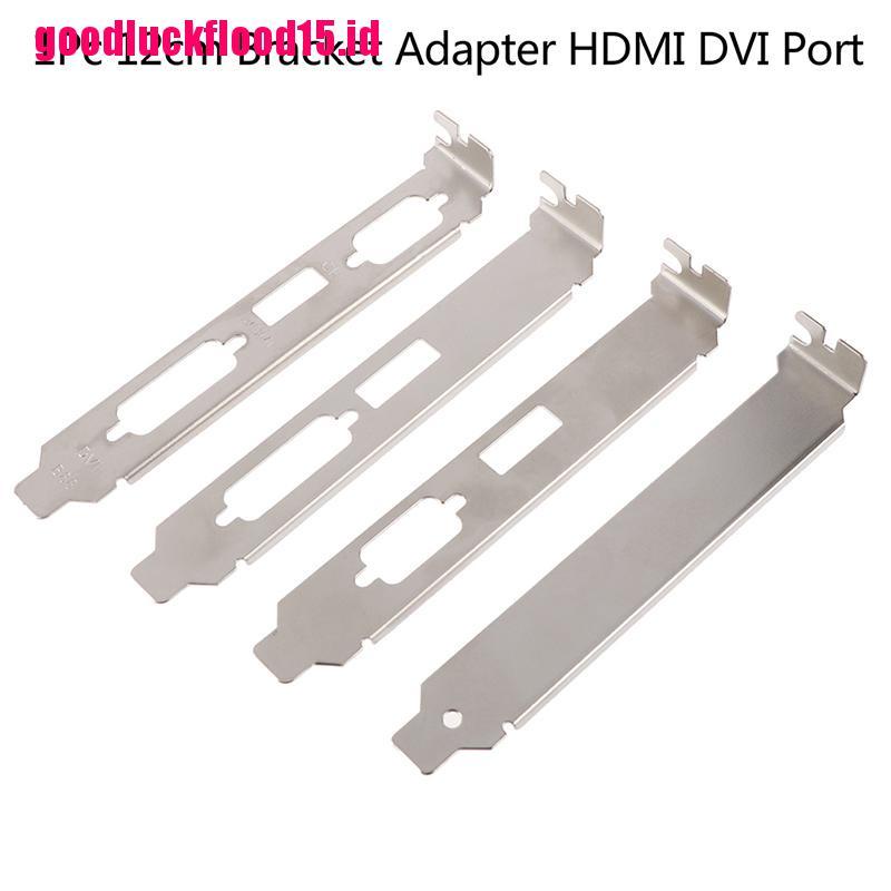 (LUCKID) 1pc Bracket Adapter HDMI DVI VGA Port 12cm Untuk Video Card