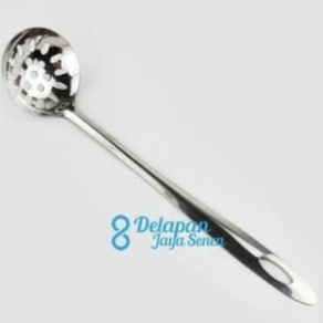 Promo Sendok Soup Lubang 6cm Stainless  Ladle Soup ShabuCentong Irus Sop Limited
