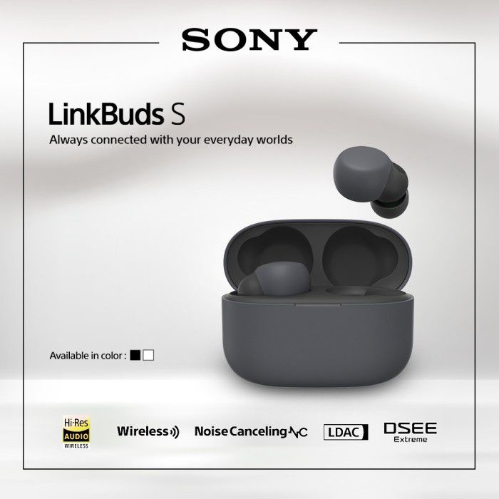 Sony LinkBuds S Truly Wireless Earbuds - WF-L900N Garansi Resmi Sony Indonesia 1 Tahun