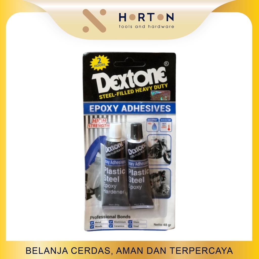 Lem Besi 48 Gram / Lem Plastic Steel Epoxy Dextone