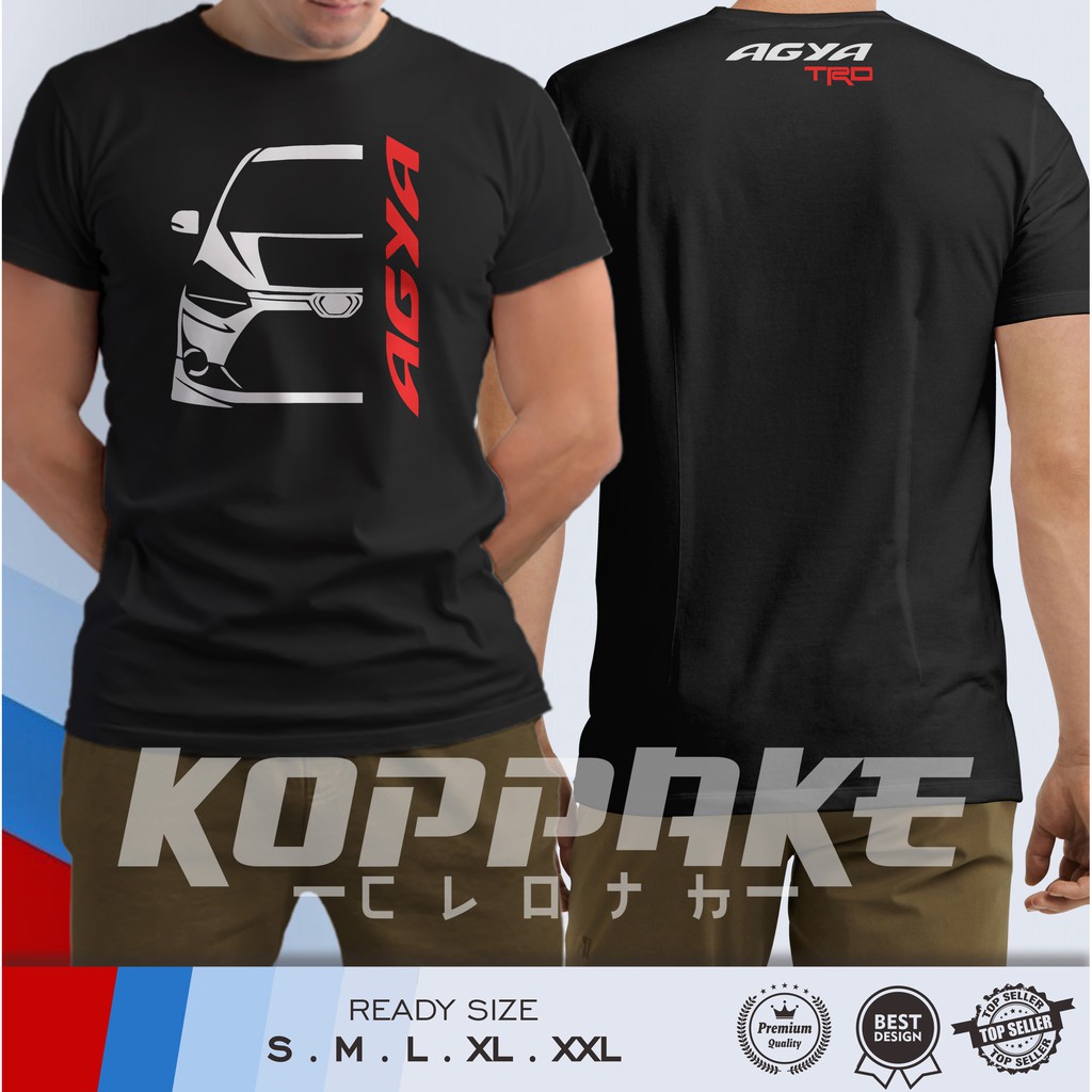 Kaos Mobil Toyota Agya TRD Baju Otomotif