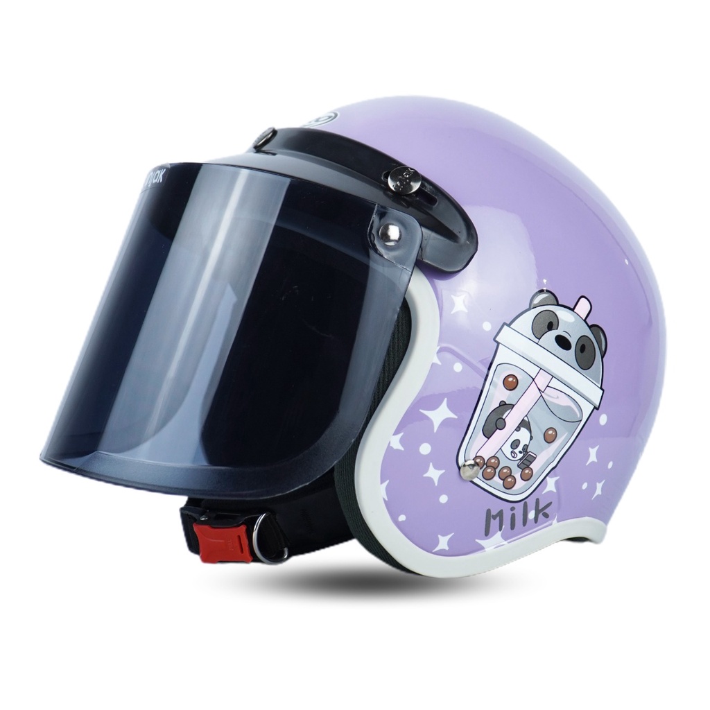 Helm Bogo Wanita Bubble Series Retro SNI